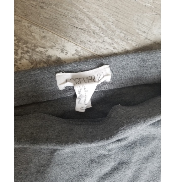 Forever 21 - Gray Stretch Pencil Skirt - Picture 3 of 5